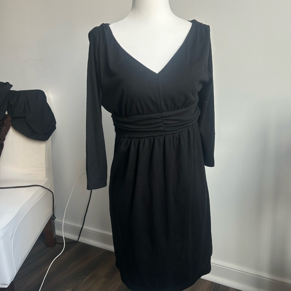 Sparkle & Fade Black Long Sleeve Dress